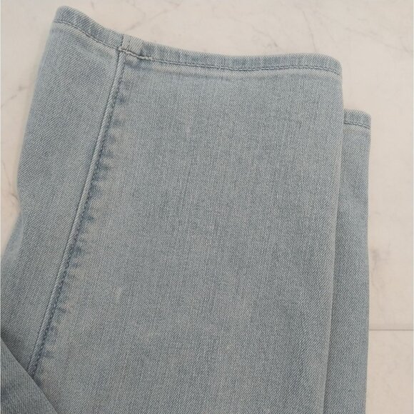 Lands End Light Wash Cropped Demin Jeans Women's Sz 10P - Picture 11 of 14